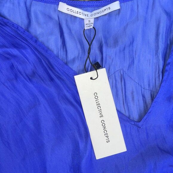 Collective Concepts Kimono Dolman Dress – Cobalt Blue – Women’s Size S NWT - Picture 9 of 10